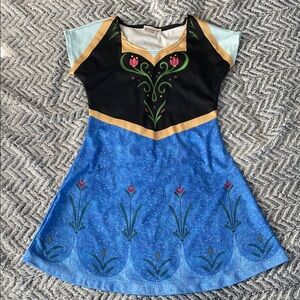 Adult Frozen Anna-Inspired Dress - Laser Printed NWOT